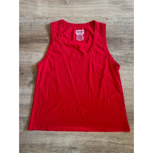 BIG BUD PRESS Bedroom By Big Bud Press Red Tank Top Shirt Women's Size 5XL - Picture 3 of 8